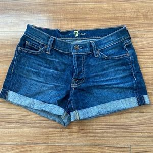 7 For All Mankind Denim Shorts